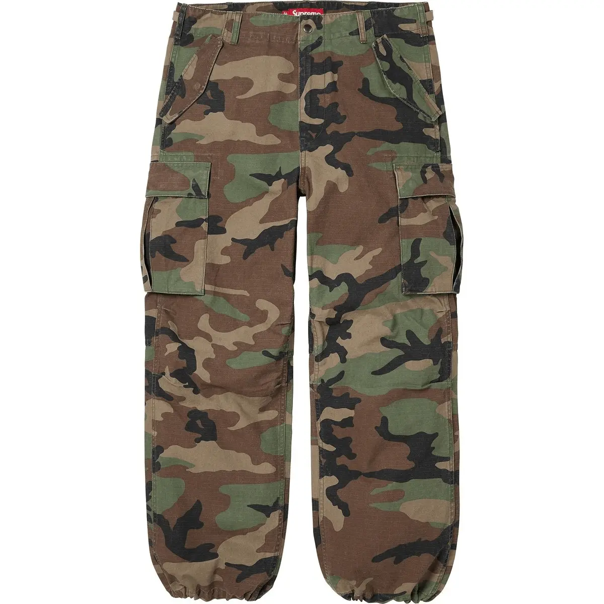 FW25 НЕДЕЛЯ 15 Брюки-карго Брюки-карго унисекс Supreme, хаки/хаки — фото 2
