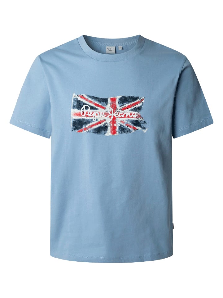 

Футболка Pepe Jeans, светло-синий