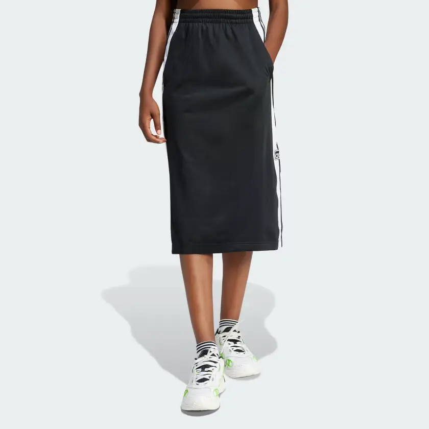 Adidas Originals Женская повседневная длинная юбка, цвет Black — фото 2