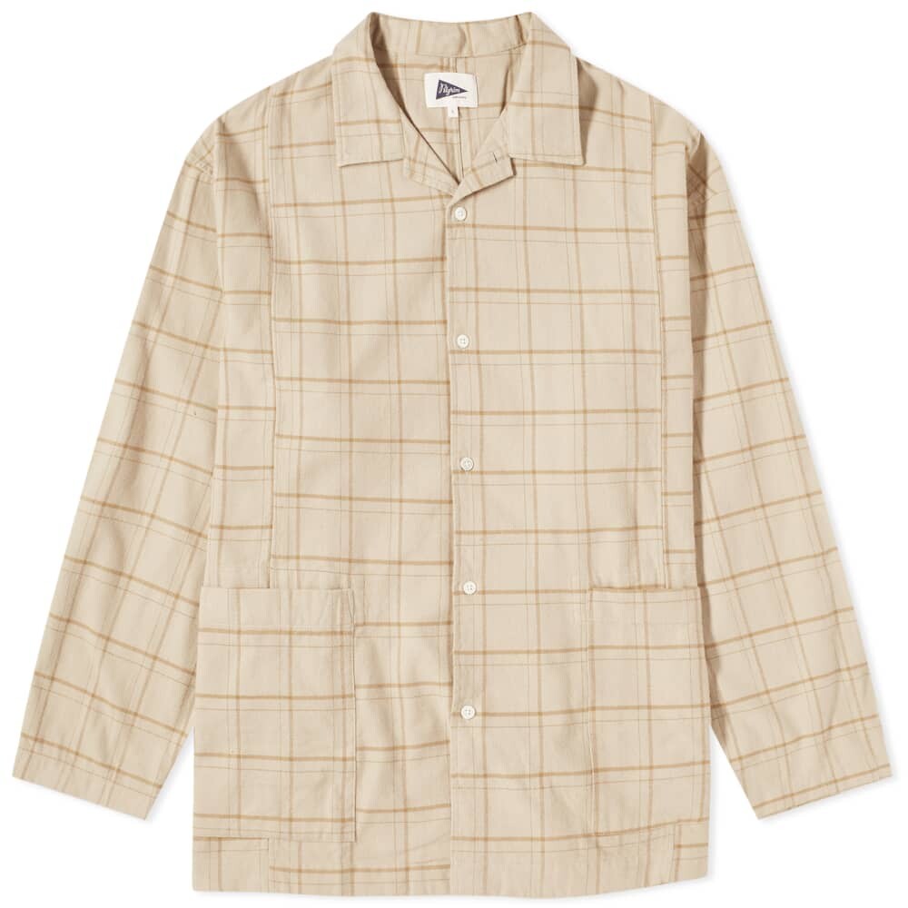 

Клетчатая рубашка Pilgrim Surf + Supply Dominique, хаки