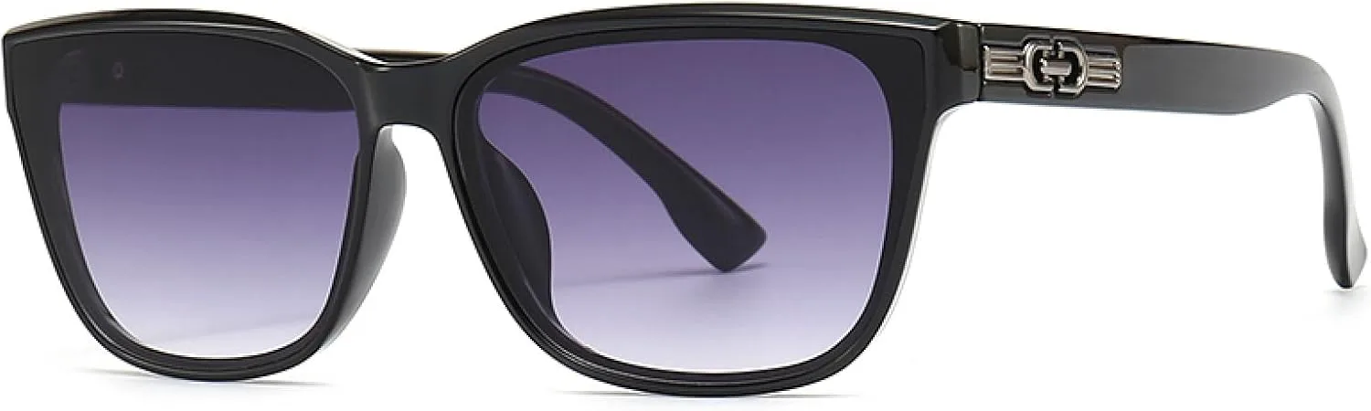 

Солнцезащитные очки для женщин, очки для уличной фотографии, популярная модель, квадратные, современные, мужские солнцезащитные очки WNCKSQ, Gradient Gray