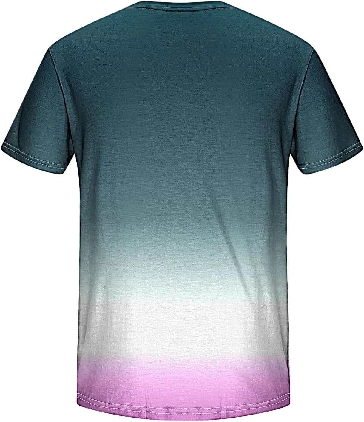 Мужская футболка Casual с градиентом, короткий рукав, Regular Fit — фото 4