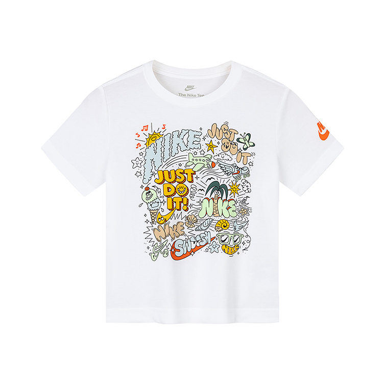 

Nike Футболка чисто белая для детей 3-7 лет, Белый, Nike Футболка чисто белая для детей 3-7 лет