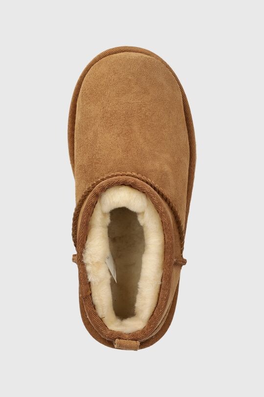 Детские зимние ботинки CLASSIC ULTRA MINI Ugg, коричневый — фото 4