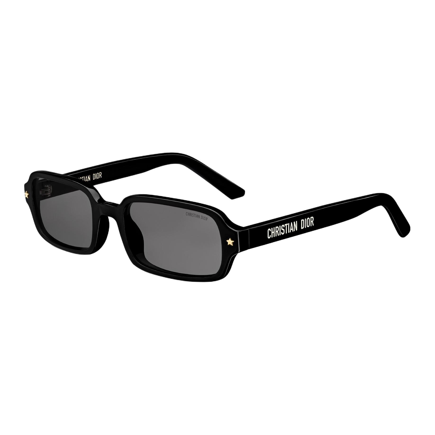 

DIOR Ацетатные прямоугольные солнцезащитные очки унисекс черные, Black