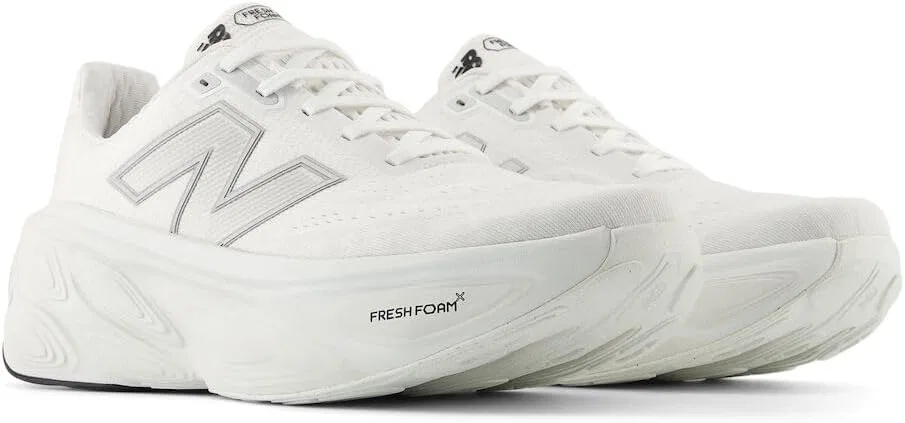 Мужские беговые кроссовки New Balance Fresh Foam More, White Reflection Silver Metallic — фото 4