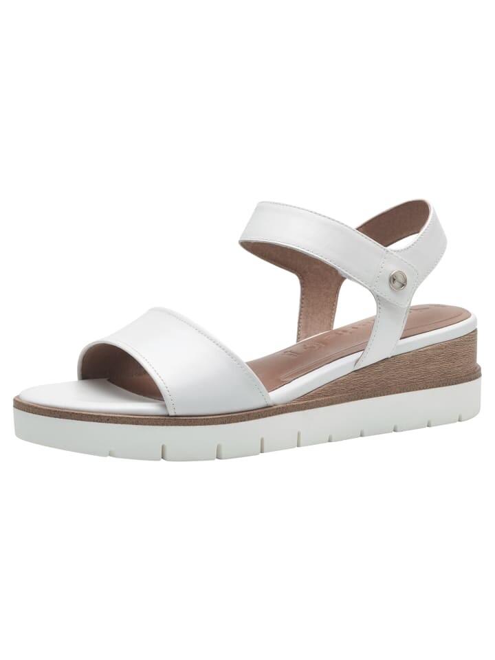 

Сандалии на плоской подошве Tamaris Sandalette, цвет white leather