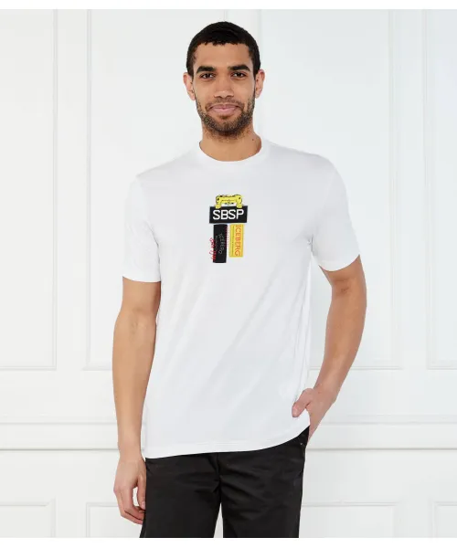 

Футболка «Айсберг x Спанч Боб» Regular fit Iceberg, белый