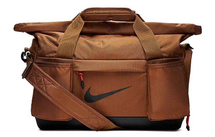 

Nike Полиамидовый полиэстеровый рюкзак унисекс мальтовый коричневый черный, Malt Brown/Black