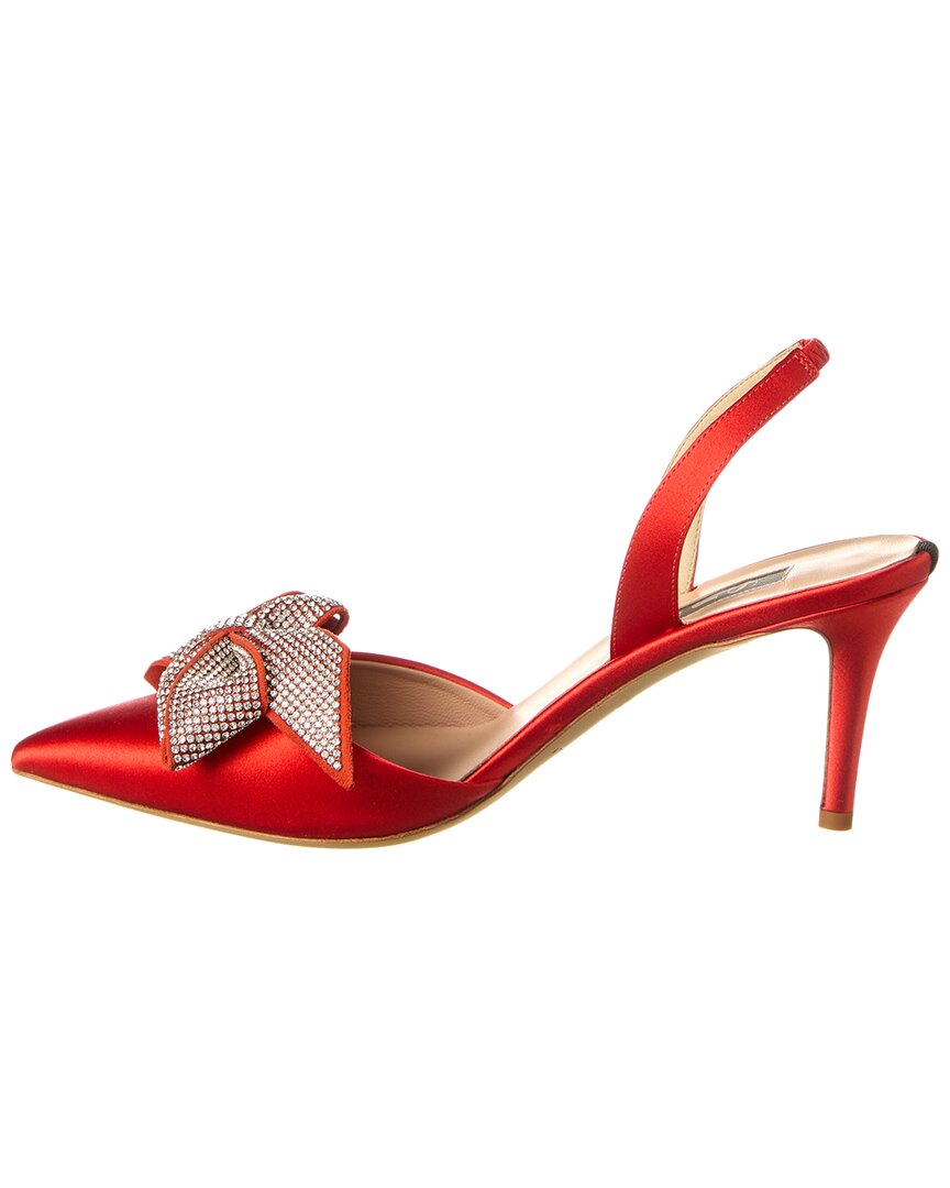 Туфли-лодочки SJP by Sarah Jessica Parker Emmanuel 70 Satin Slingback, красный — фото 2