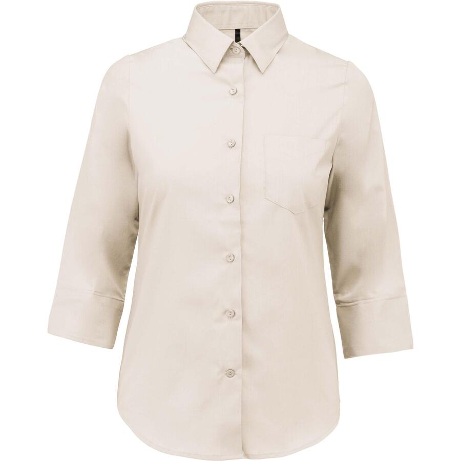 

KARIBAN Женская рубашка Карибан с рукавами 3/4