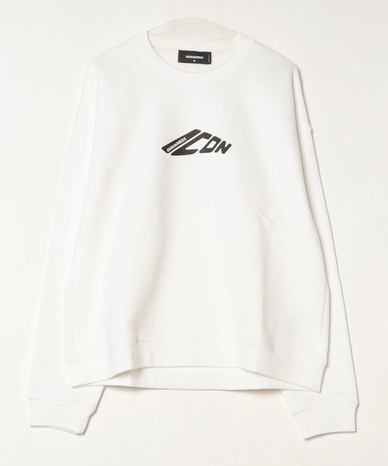 Свитшот с логотипом Icon Relax Fit Crewneck, белый