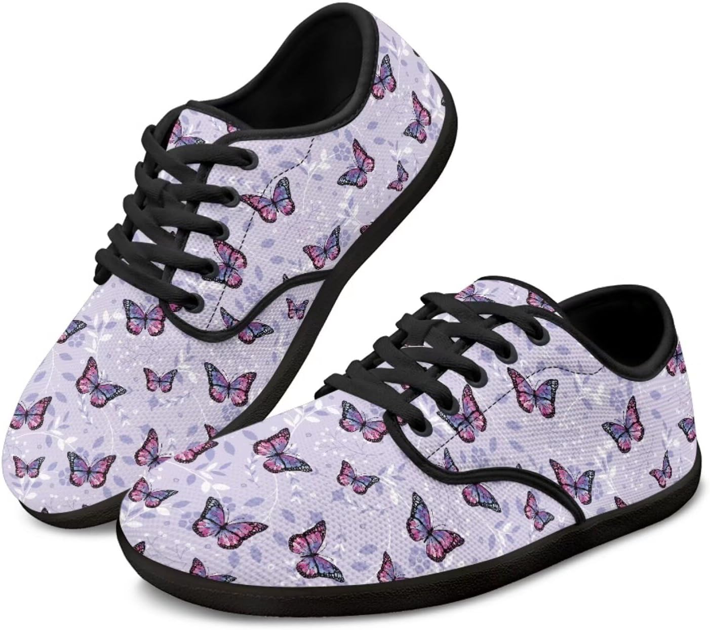 

Кроссовки с широкой носочной частью, плоской подошвой, стильные, дышащие, сетчатые, для тенниса и спорта, для женщин и мужчин Pointodoor, Butterfly