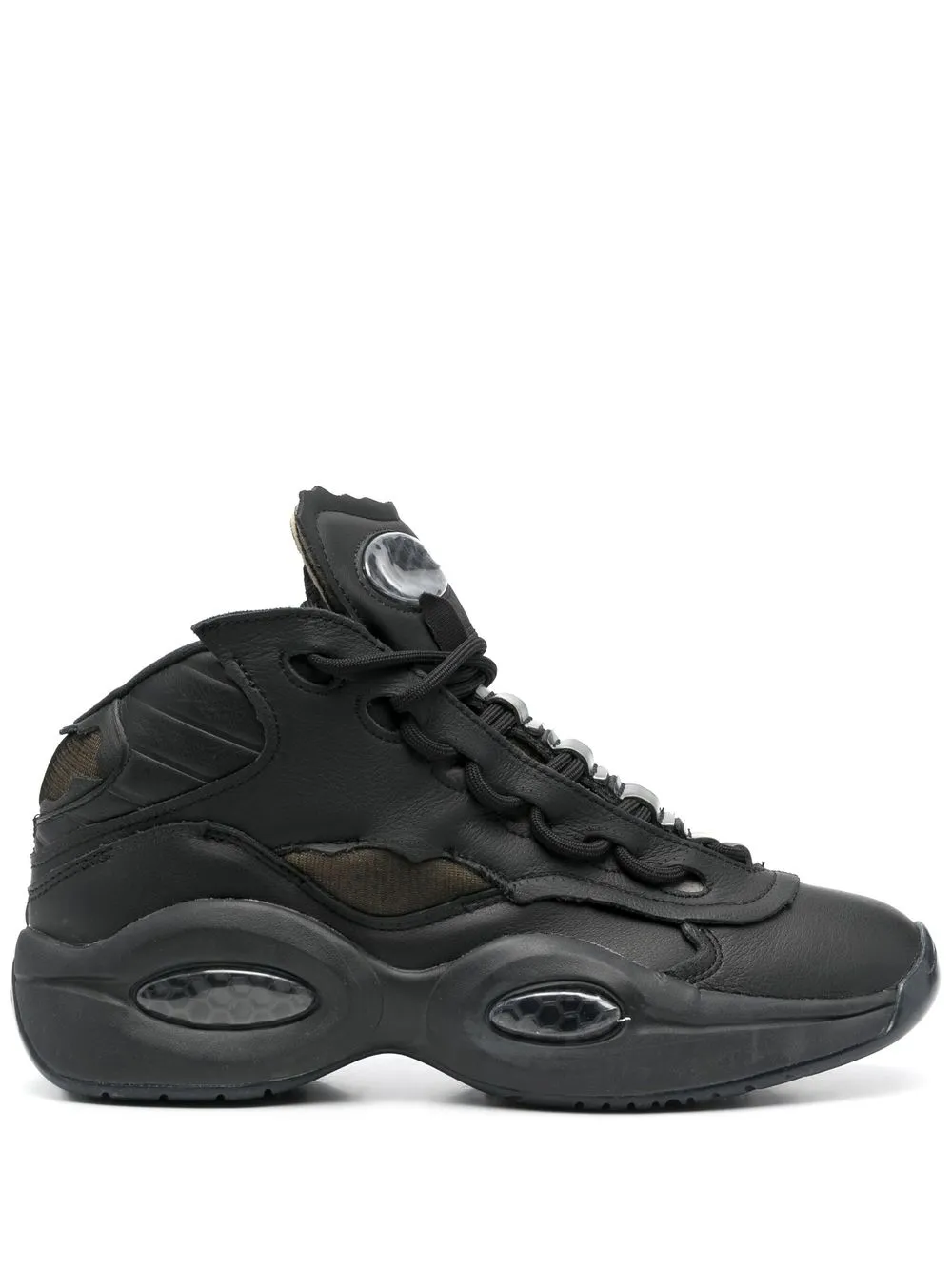 Кроссовки Question Mid Memory Of из коллаборации с Reebok MAISON MARGIELA, черный