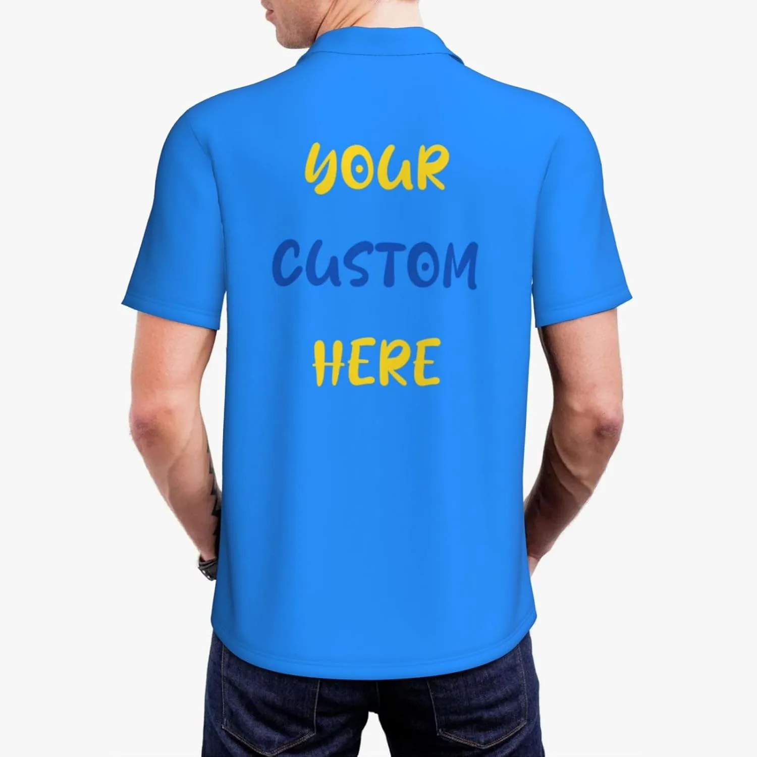 Мужская поло с коротким рукавом Custom Golf Shirts с логотипом — фото 2