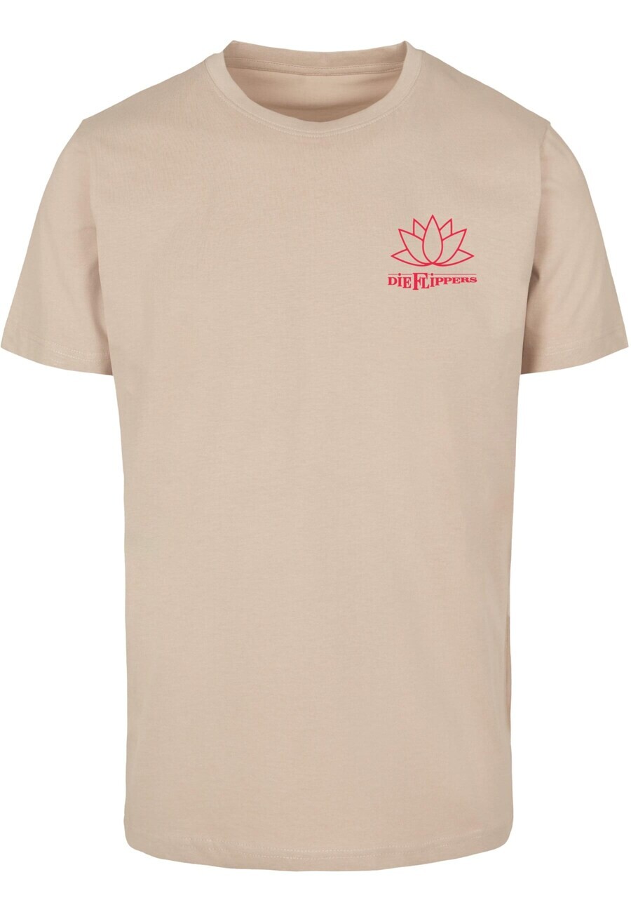 

Классическая футболка Merchcode Shirt Die Flippers, песочный