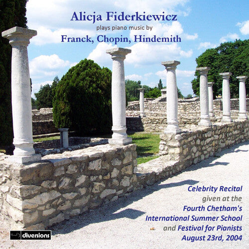 

CD диск Franck / Chopin / Hindemith: Alicja Fiderkiewicz Celebrity Recital