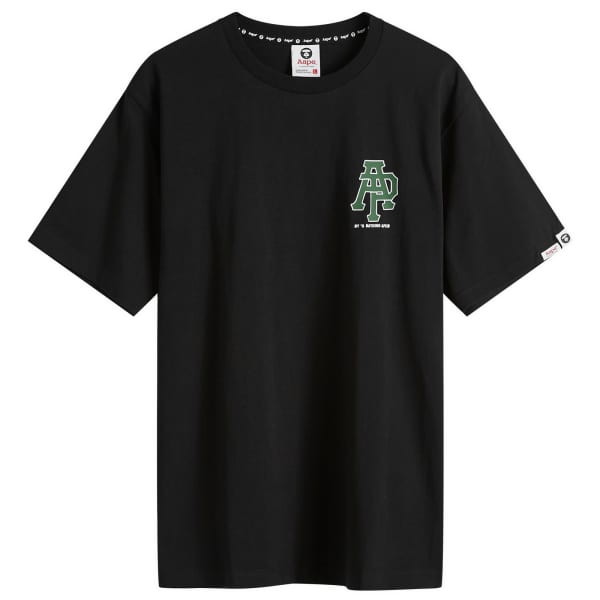 

Футболка с логотипом Aape AP Aape By A Bathing Ape, черный