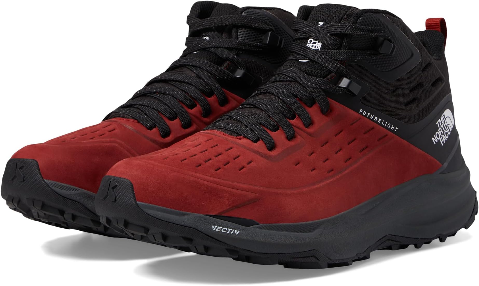 

Ботинки The North Face VECTIV Exploris 2 Mid FUTURELIGHT Leather, цвет Iron Red/TNF Black