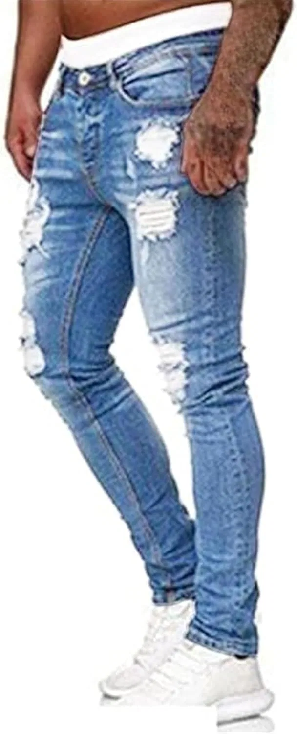Джинсы, мужские, Slim Fit, Light Blue — фото 3