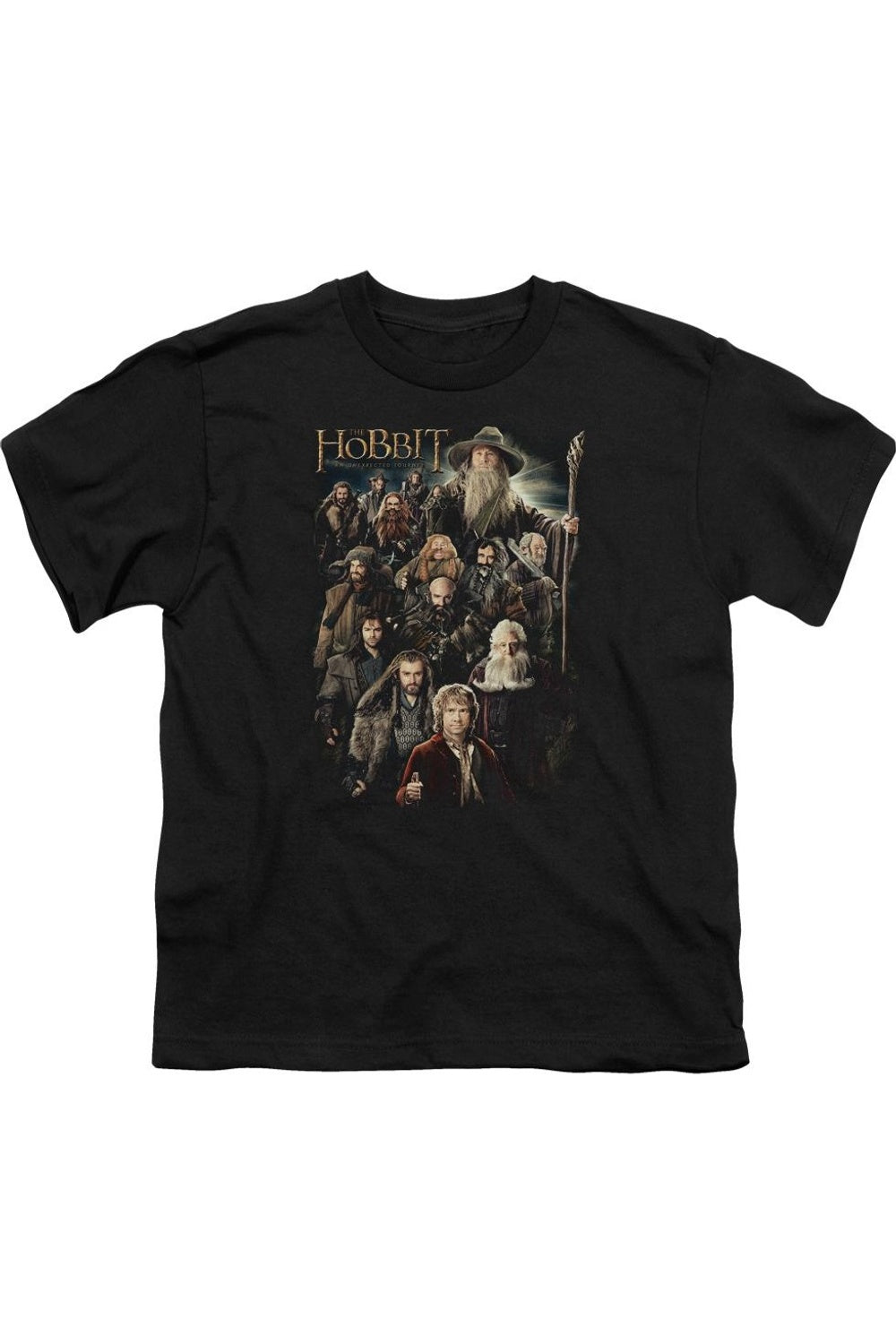 

Футболка The Hobbit Somber Company с коротким рукавом для детей Gildan, черный