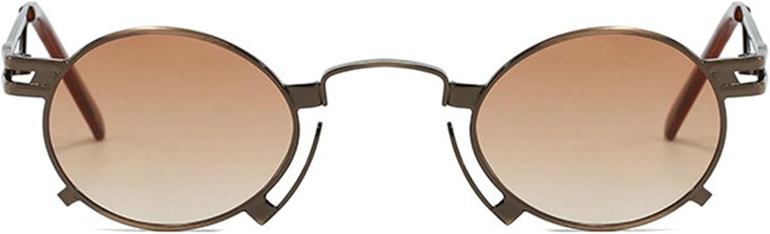 

Винтажные овальные солнцезащитные очки Helena для женщин, черные солнцезащитные очки для мужчин, модные в стиле 90-х, металл, хип-хоп, панк, солнцезащитные очки UV400, C6