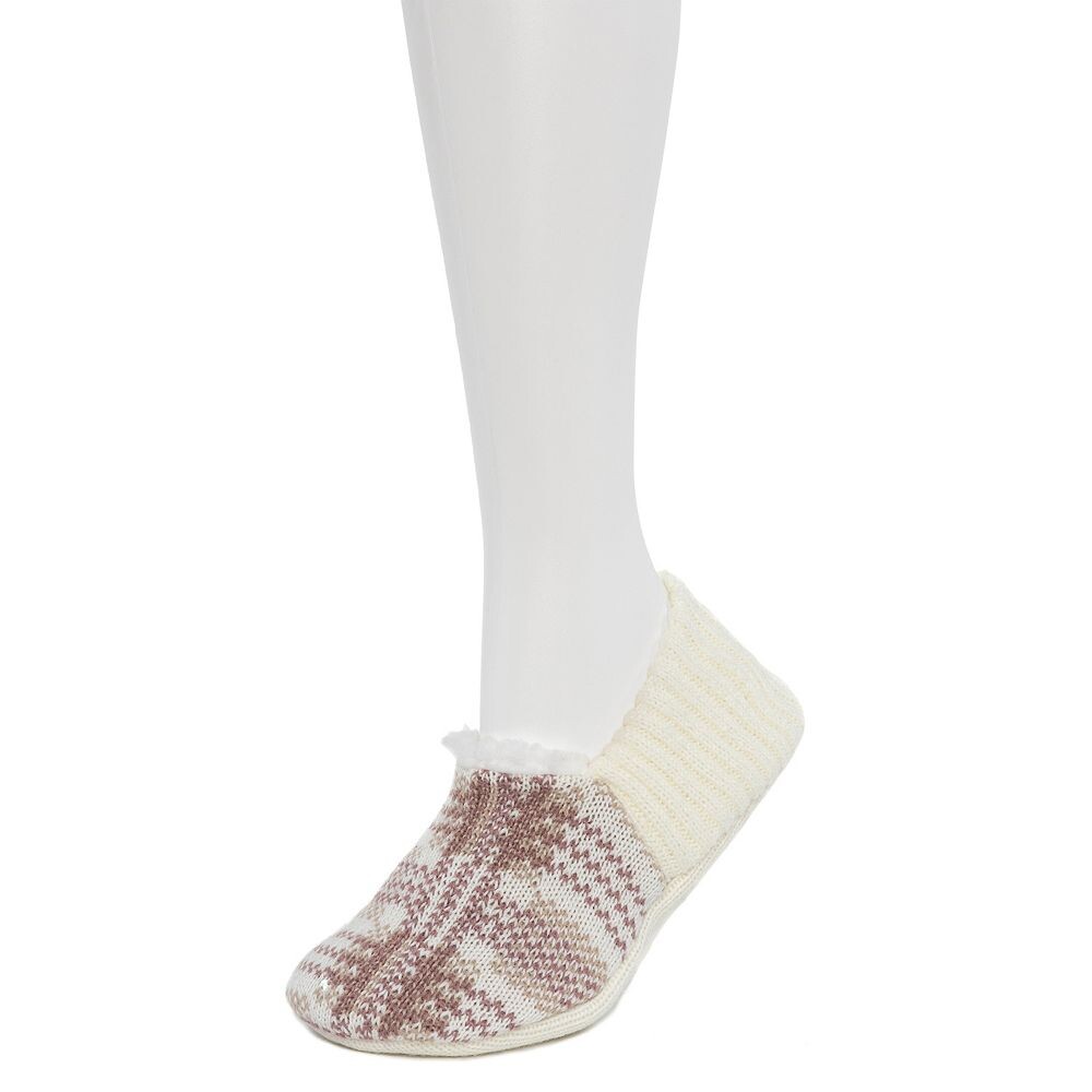 

Женские носки Cuddl Duds Cozy Snug Ballerina Slipper, цвет Marshmallow Rose