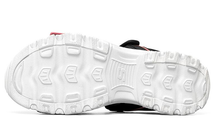 Пляжные сандалии D"Lites 1.0 женские черные/розовые Skechers — фото 3