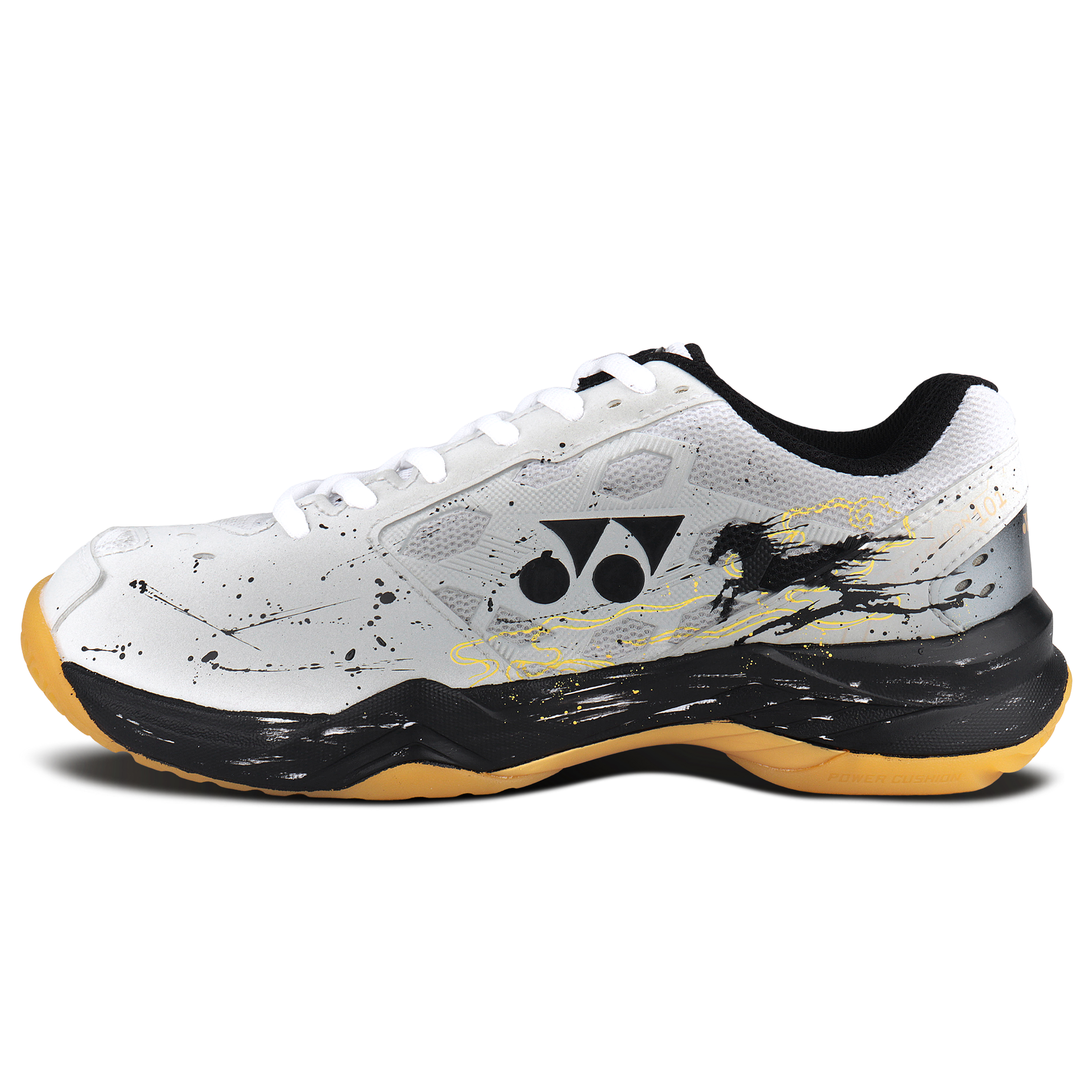 

YONEX Кроссовки для бадминтона Power Cushion Unisex, устойчивые к истиранию, дышащие, низкие, цвет Gray Platinum