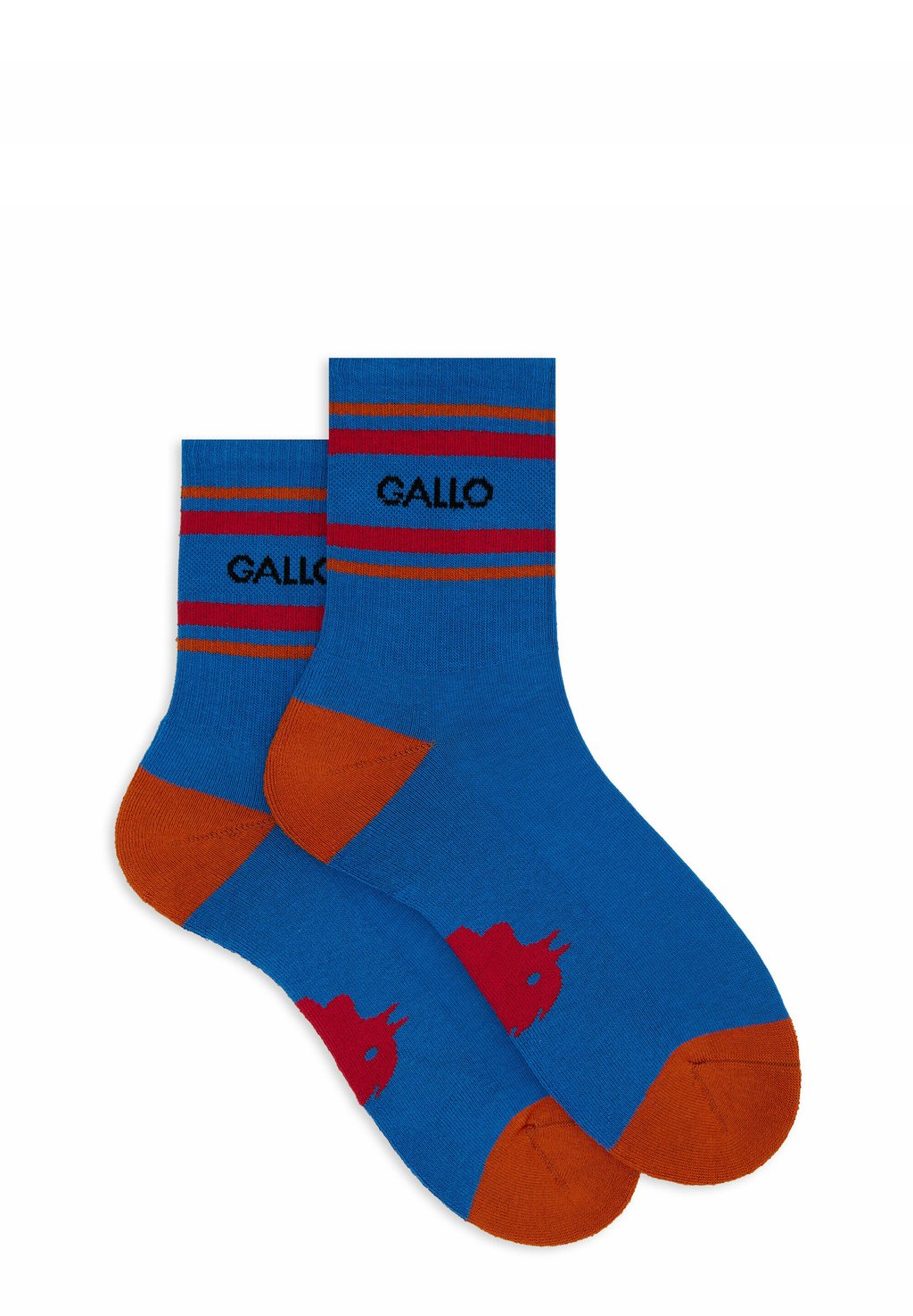 

Носки UNISEX SHORT WITH STRIPES Gallo, светло-серый