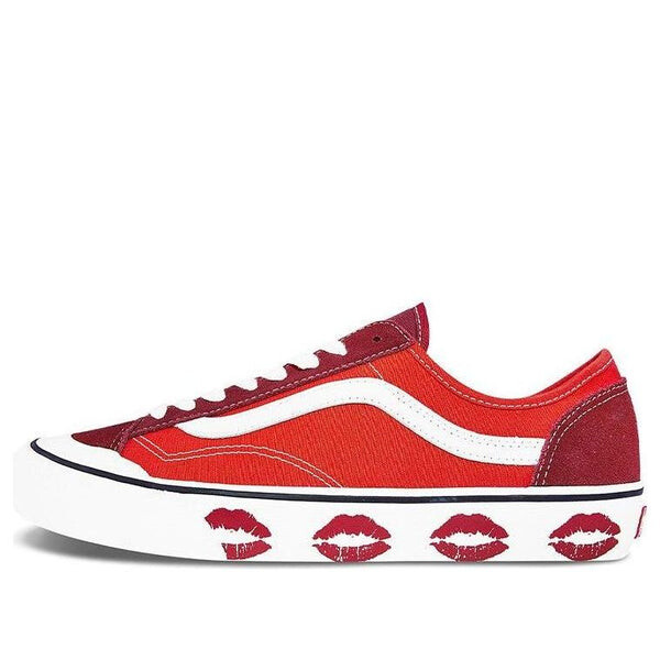 

Кроссовки style 36 decon sf lip print 'red white' Vans, красный