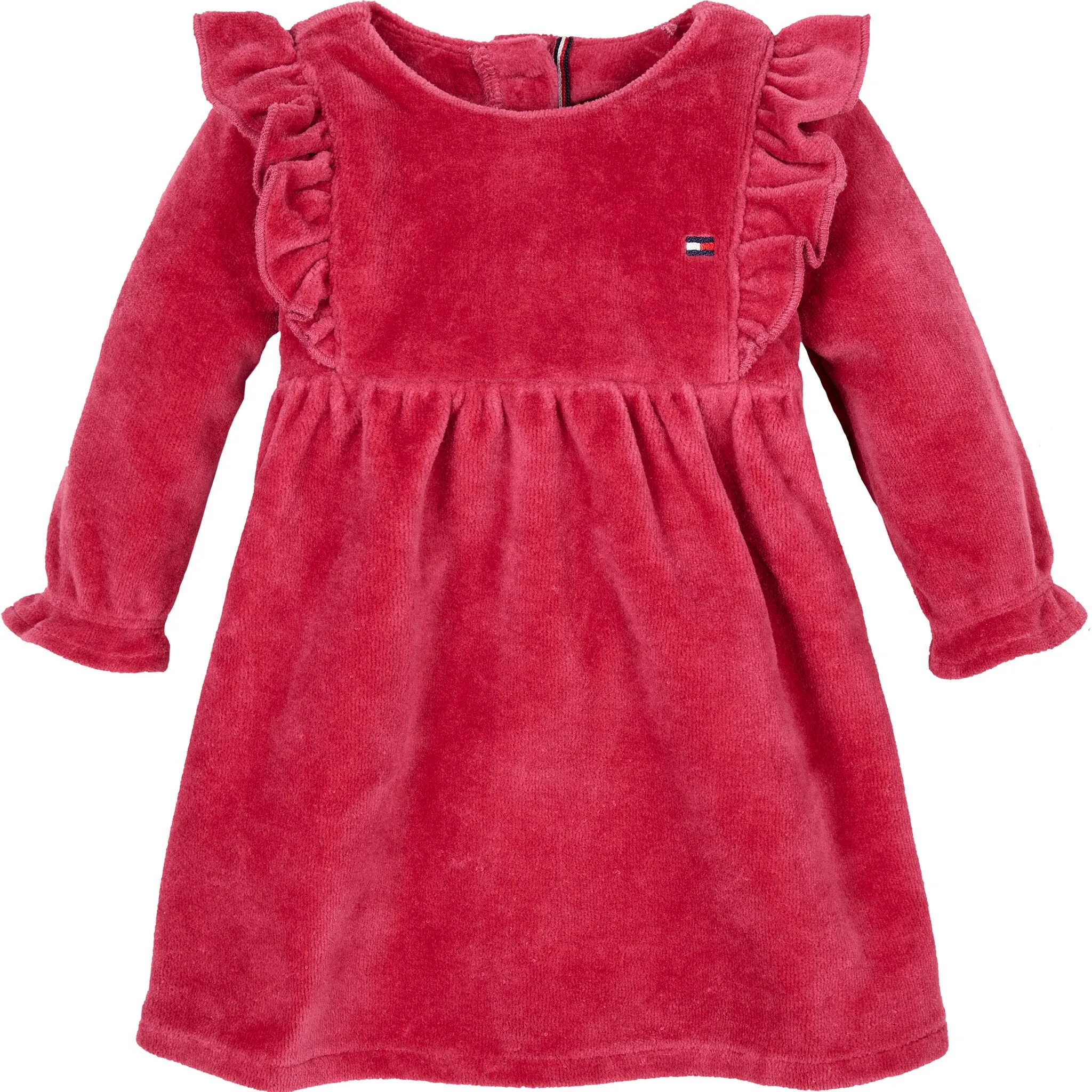 

Платье А-силуэта Tommy Hilfiger «VELOR DRESS LS» с красивой велюровой структурой, цвет Heritage Pink
