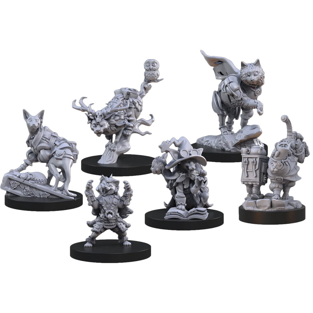 

Ролевая игра Steamforged Games Animal Adventures RPG: Miniatures Set - Cats of the Faraway Sea