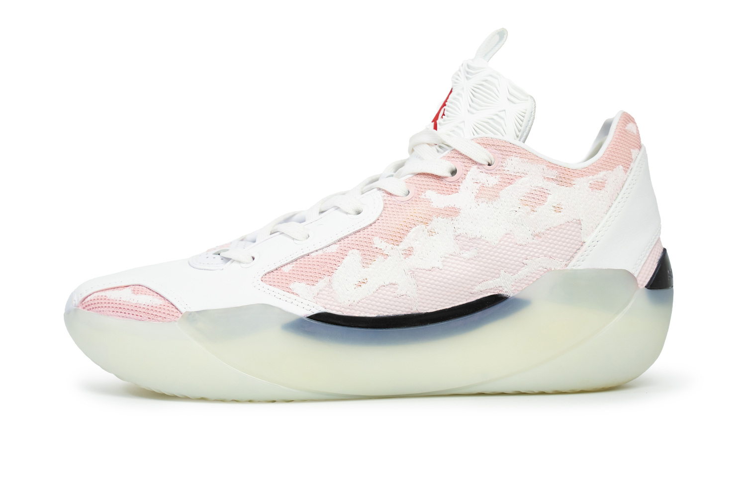 

Кроссовки баскетбольные Air 39 мужские низкие White/Pink/Black Jordan, бело-розовые