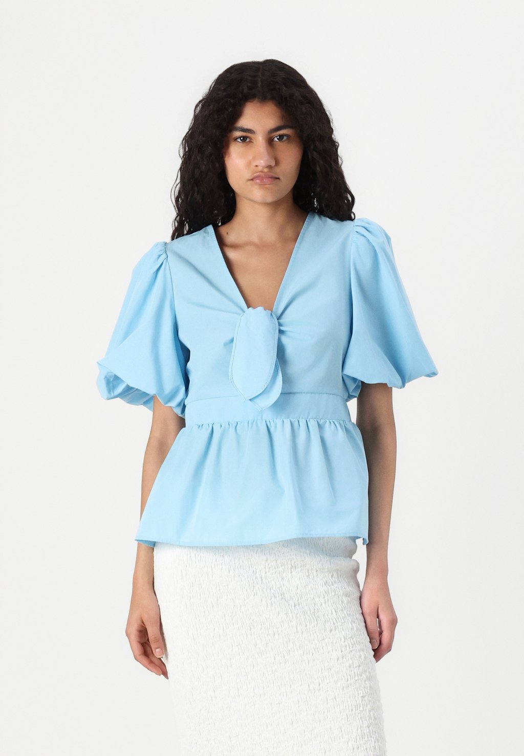 

Блуза VMESRA BUBBLE HEM Vero Moda, синий