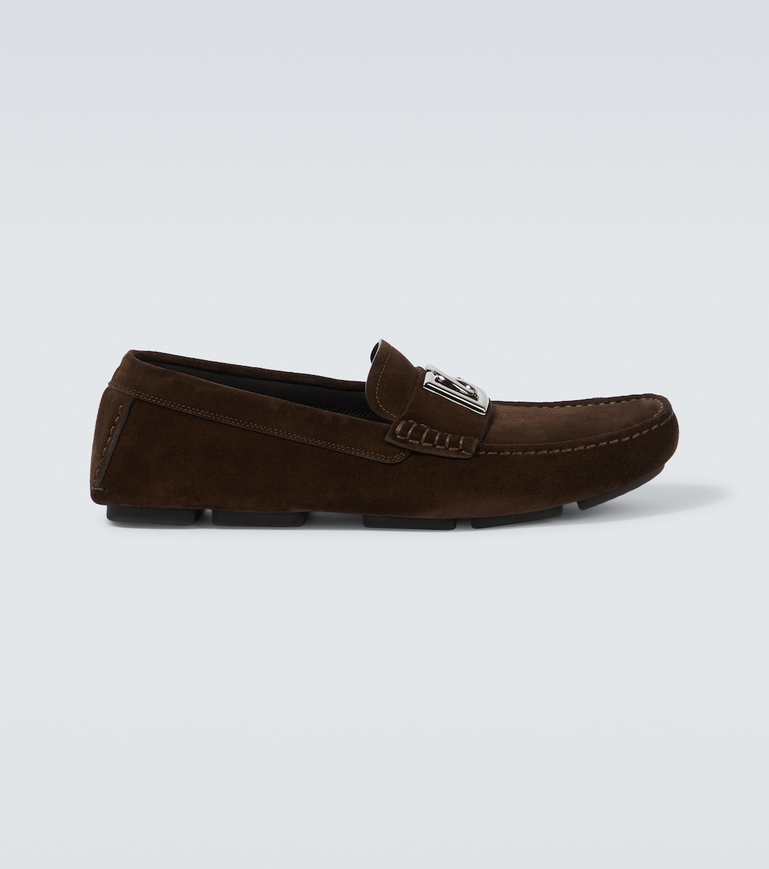 

Замшевые мокасины Dolce&Gabbana, Tono Blu