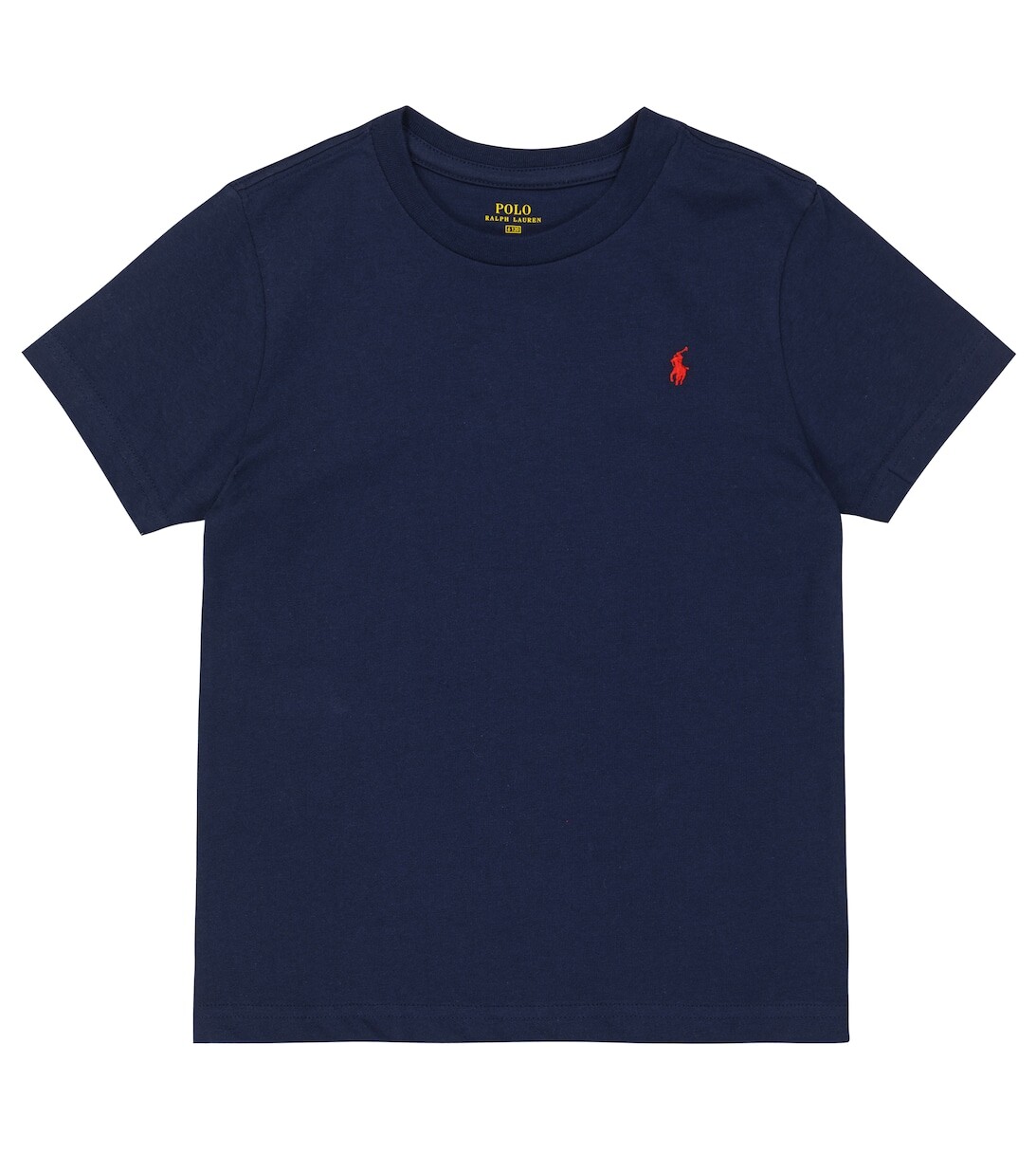 

Хлопковая футболка с круглым вырезом Polo Ralph Lauren, синий
