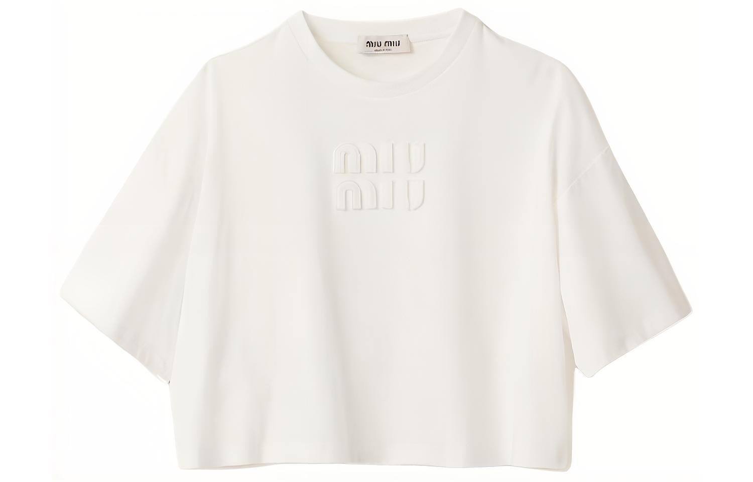 

Топ женский Miu Miu укороченный, белый