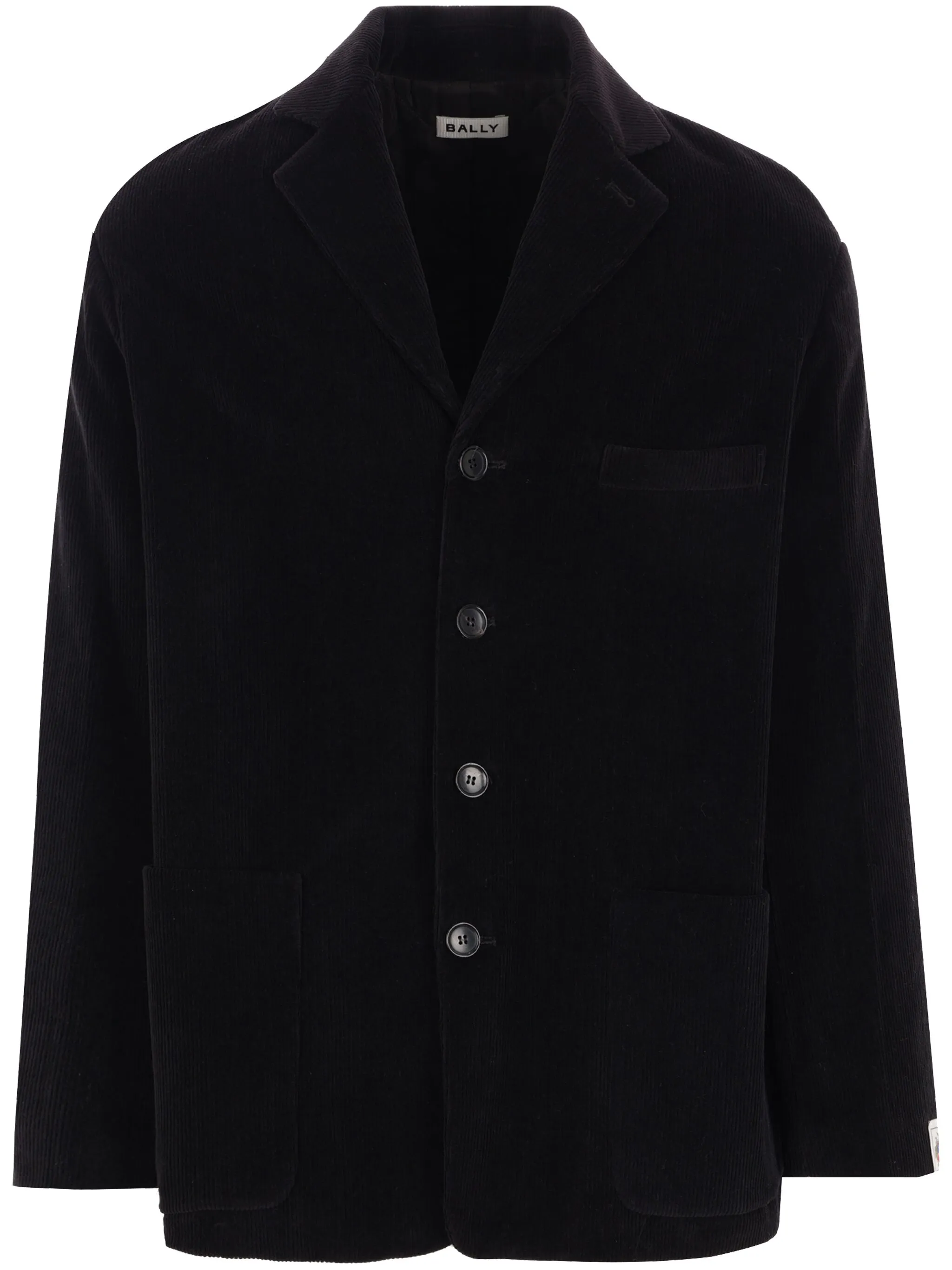 

Вельветовый пиджак Bally, черный