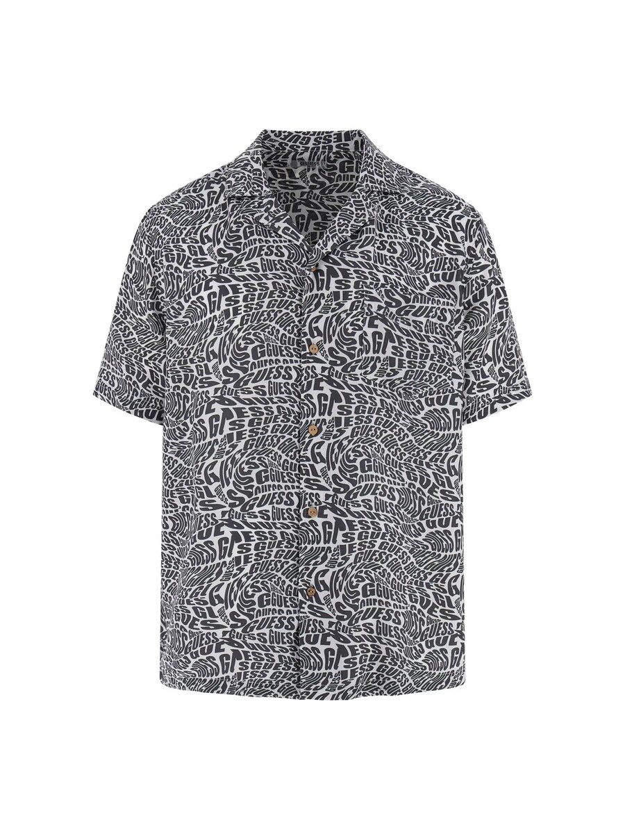 

Рубашка на пуговицах классического кроя GUESS, белый