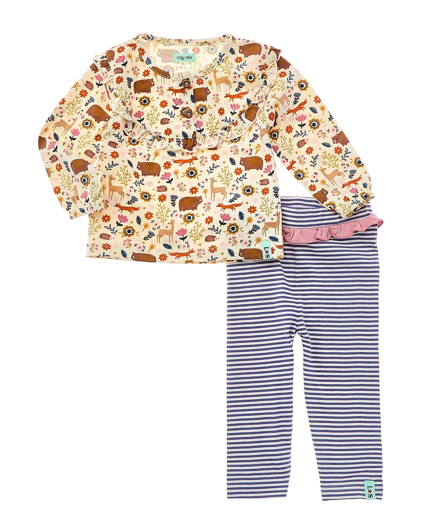 

Lilly and Sid Комплект туники и леггинсов с животными, мультиколор