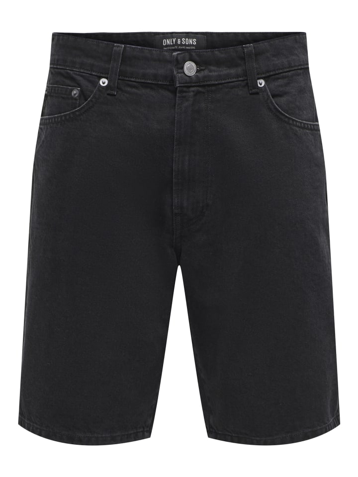 

Джинсовые шорты Only&Sons, черный