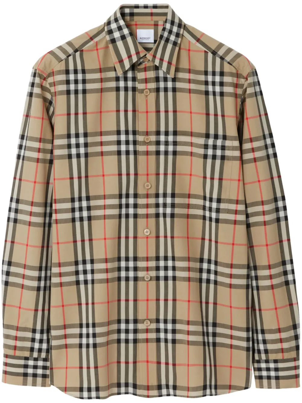 

Рубашка в клетку Vintage Check BURBERRY, нейтральный