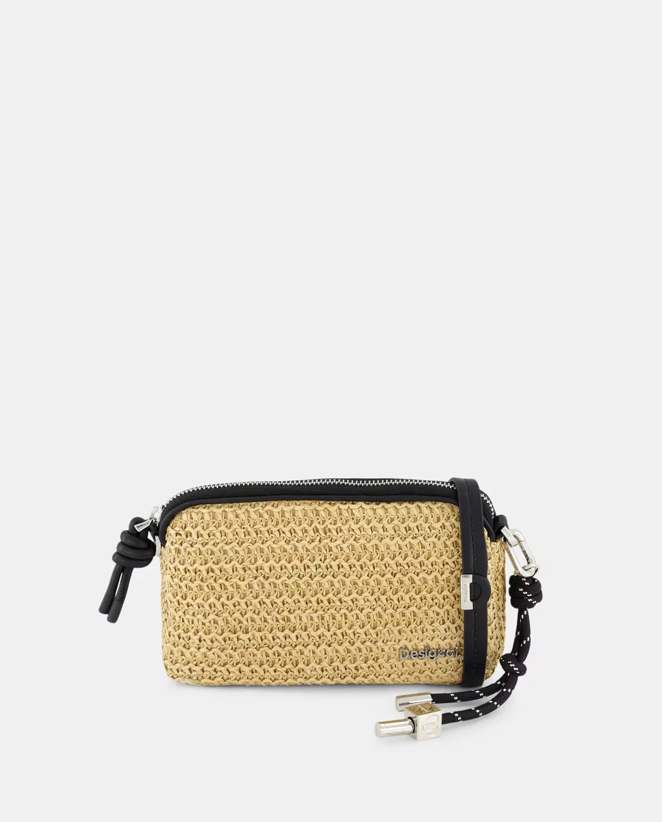 

Кошелек из рафии с логотипом S Desigual, цвет Nude