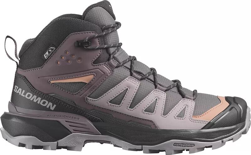 Кроссовки женские Salomon X Ultra 360 Mid Climasalomon водонепроницаемые, фиолетовый