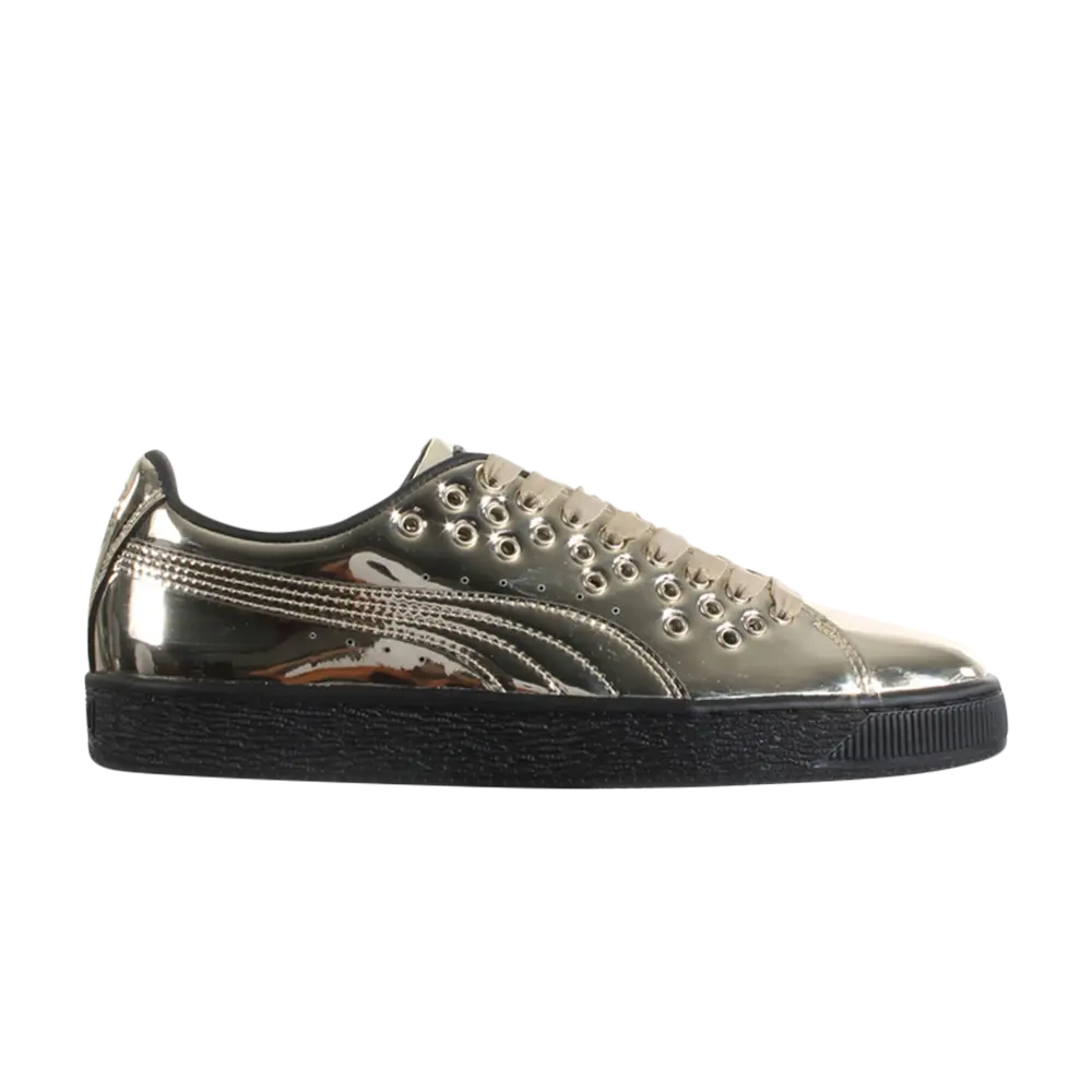 

Кроссовки Wmns Basket XL Lace Metal Puma, золото, Золотой, Кроссовки Wmns Basket XL Lace Metal Puma, золото