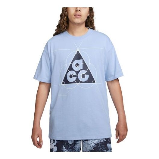 

Футболка Nike Acg Leyline T-Shirt 'Blue', синий