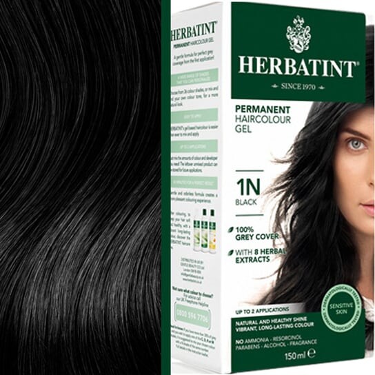 

Краска безаммиачная Herbatint 1N Black 150мл