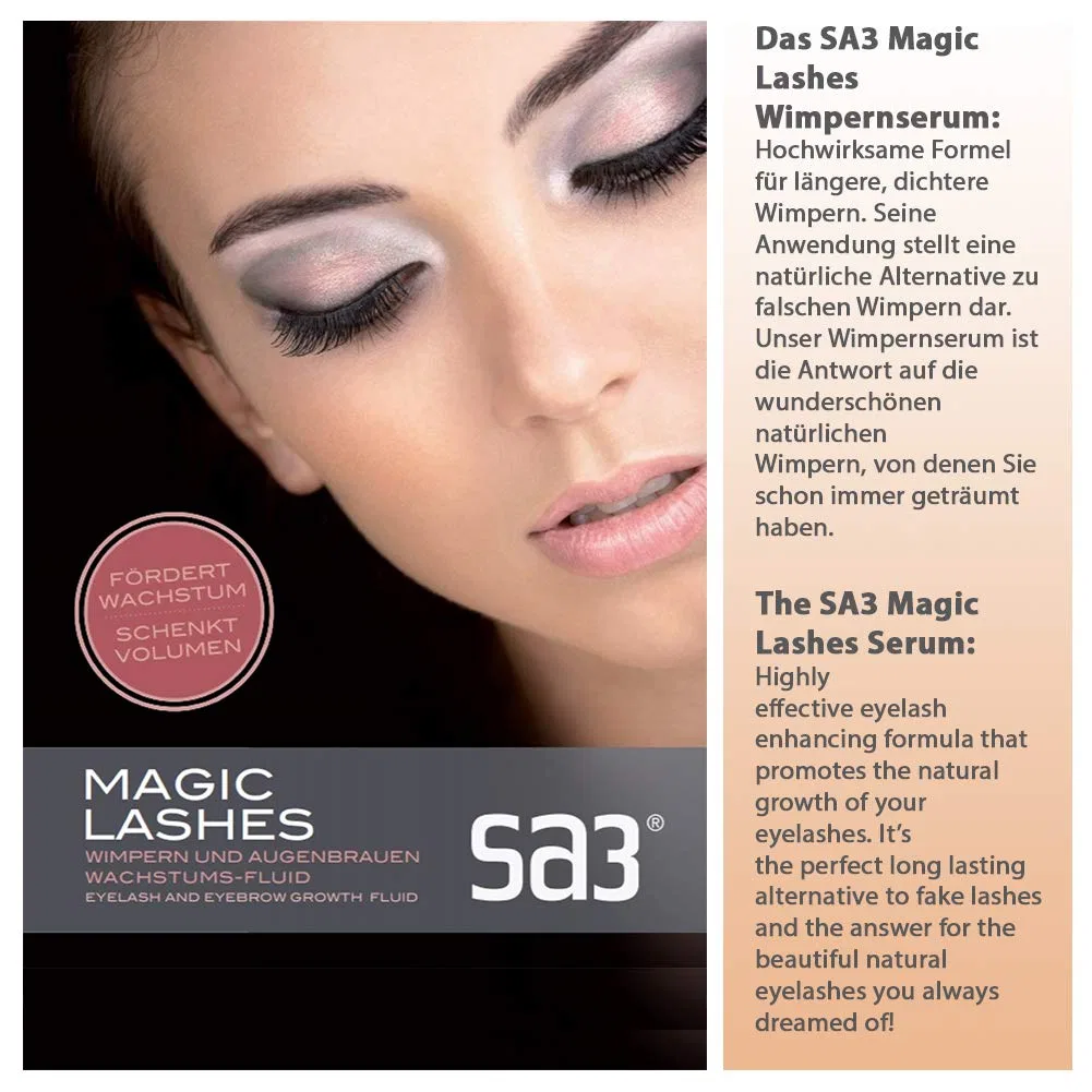 Сыворотка для роста ресниц и бровей «Magic Lashes» от SA3, 4 мл Sa3 — фото 2