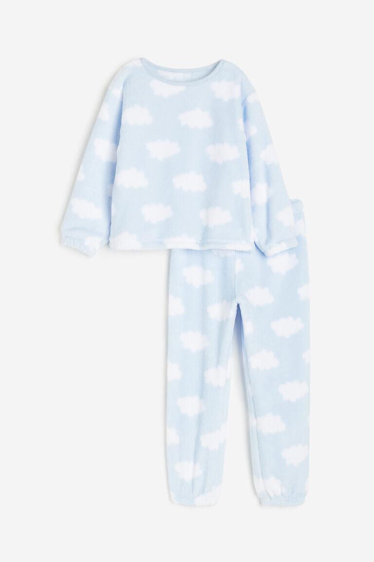 

Ворсовая пижама H&M, синий
